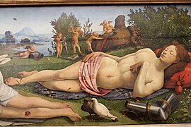 Piero di Cosimo - Venus, Mars and Cupid - Gemäldegalerie Berlin - detail 03.jpg