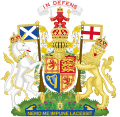 Coat of Arms of the United Kingdom of Great Britain and Northern Ireland (in Scotland)