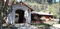 Galería de la Historia de Concepción, casona restaurada que sirve como centro cultural e histórico de la ciudad de Concepción; el centro se encuentra ubicado en el Parque Ecuador. Marzo de 2020.