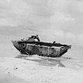 LVT-2 on Green Beach, Tarawa, November 1943.