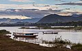 96 Pirogue and boat on the Mekong with colorful sky at sunset in Luang Prabang Laos uploaded by Basile Morin, nominated by Basile Morin,  16,  0,  1