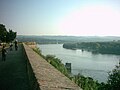 View at Danube from Petrovaradin