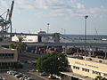 Haifa Central Station (Haifa Merkaz HaShmonah) viewed from Tiltan College