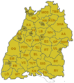 Landkreise of Baden-Württemberg
