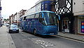 English: Edwards Coaches CN51 SVR, a Bova coach, in New Canal, Salisbury, Wiltshire, evidently on a private hire trip.