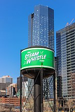Steam Whistle Pilsener water tower, Toronto