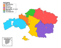 Judicial districts in Biscay province.