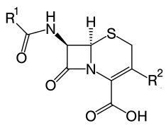 Cephalosporin Core Structure.svg