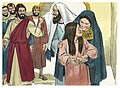 Luke 08:56 Jesus restores Jairus' daughter to life