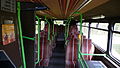 Southern Vectis 758 Thorness Bay (R758 GDL), a Volvo Olympian/Northern Counties Palatine. This is the downstairs interior, looking front to back.}}