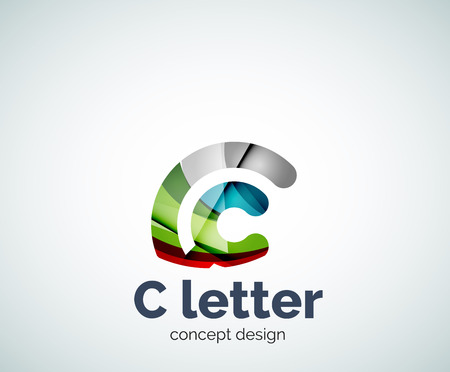 Vector c letter concept