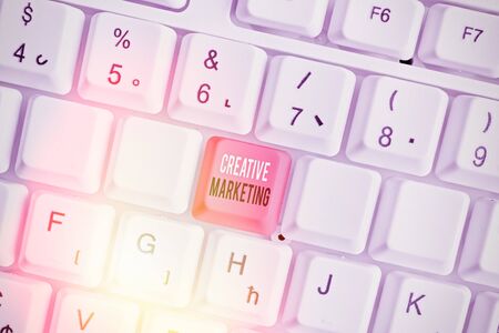 Word writing text creative marketing business photo showcasing campaigning to meet the advertising requirements