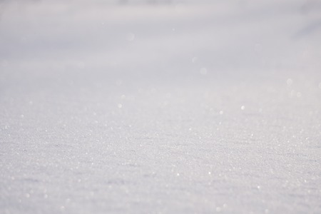 Fresh snow cover in dunes at closeup a winter landscape