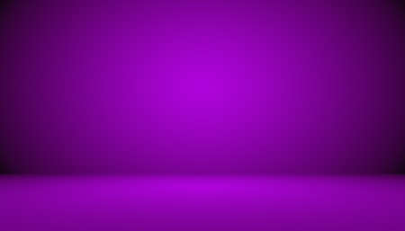 Studio background concept dark gradient purple studio room background for product Stock Photo