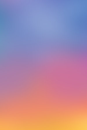 Blue pink and orange soft gradient background Stock Photo