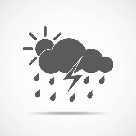 Rain cloud icon