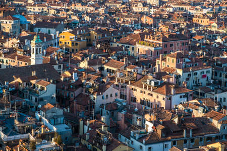 Panoramiche aeree della città italiana di Venezia, l'Europa