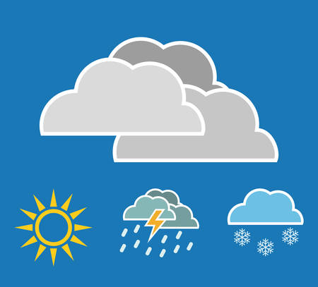 Weather concept design vector illustration