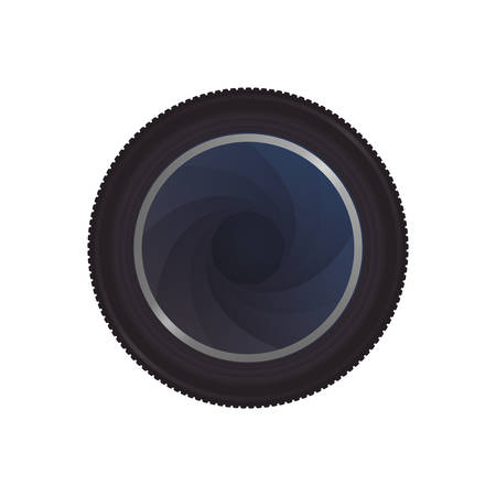 Photographic camera shutter icon vector illustration graphic design