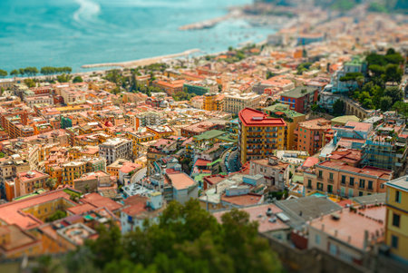 Chiaia quartiere benestante sul lungomare di napoli, italia. Archivio Fotografico