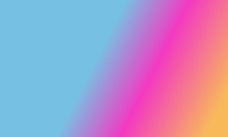 Design simple orange blue and pink gradient color illustration background very cool Stock Photo