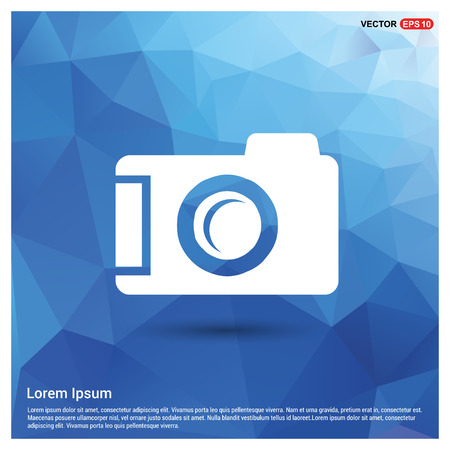 Photo camera icon free vector icon Stock Photo