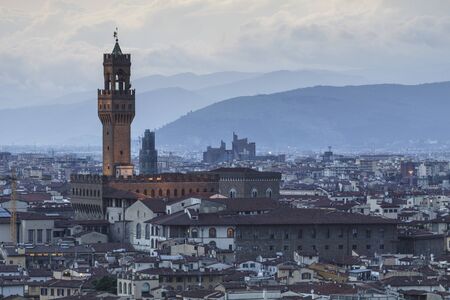 Palazzo Vecchio a Firenze, Italia.