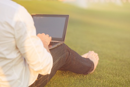 Freelancer in the park