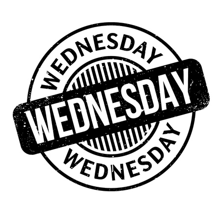 Wednesday rubber stamp