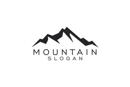 Vector de inspiración de diseño de logotipo hipster de montaña / viaje / aventura Foto de archivo