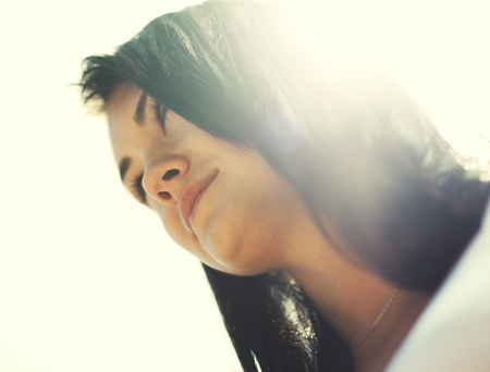 Young beautiful girl portrait