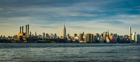 New york skyline citiview manhatten with empire state building s