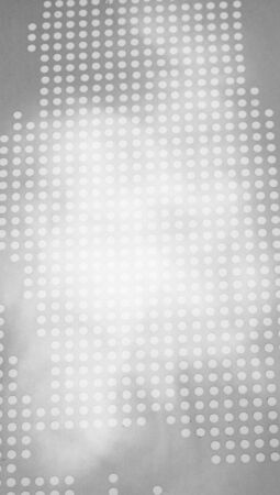 Grey techno dotted abstract background