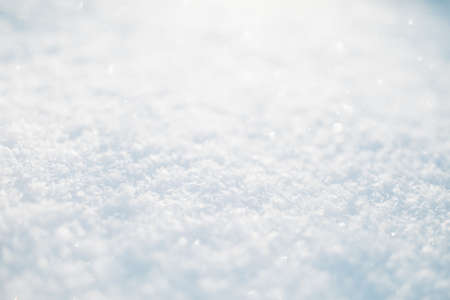 Snow texture as background with copy space Stock Photo