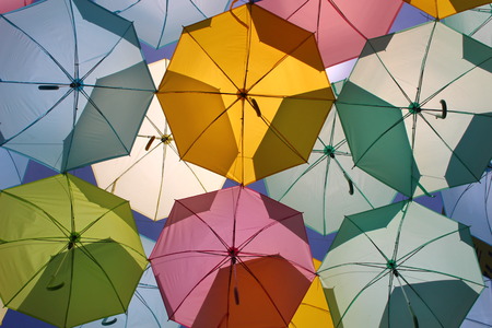 Colorful umbrellas