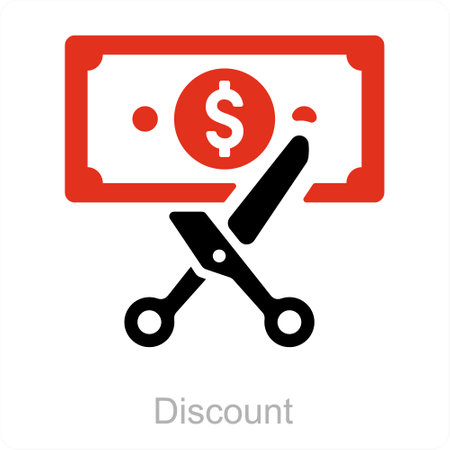 This is beautiful handcrafted pixel perfect red and black filled finance and money icon Stock Photo
