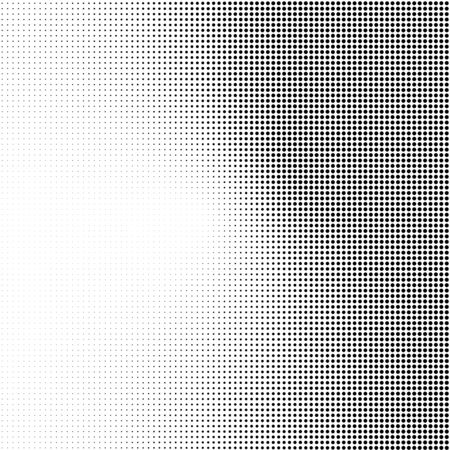 Abstract halftone background in black and white dotted vector pattern Vector Illustration