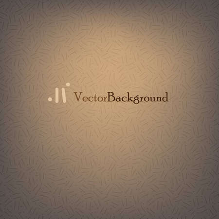 Brown abstract vector background with lines