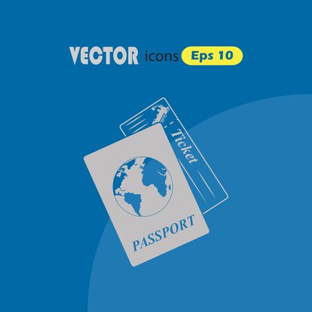 Travel documents icon