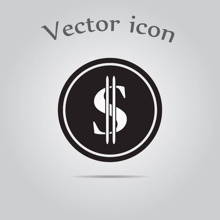 Dollar cent icon Stock Photo