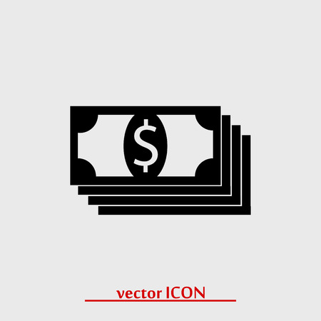 Dollar icon vector best flat icon