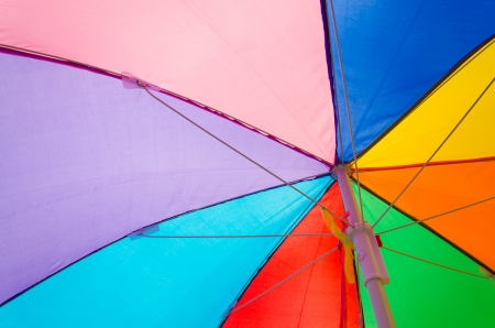 A colorful umbrella Stock Photo