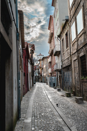 Le strade del centro di vila nova de gaia portogallo