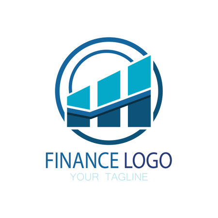 Business finance and marketing logo vector illustration design Stock Photo