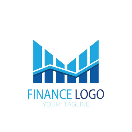 Business finance and marketing logo vector illustration design