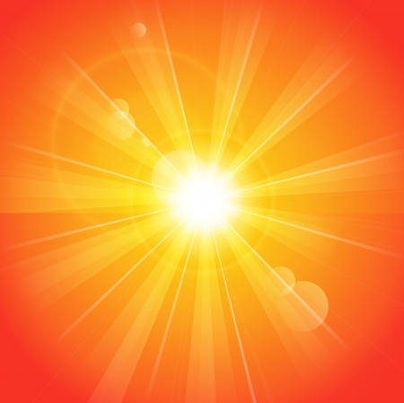 Orange sunny background Stock Photo