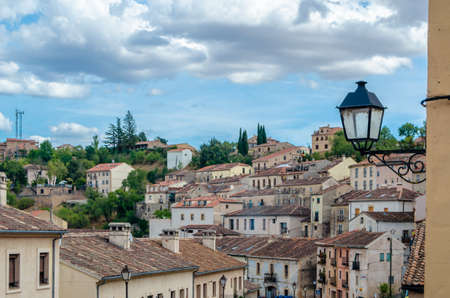 Vista de la ciudad medieval de Sepúlveda, uno de los pueblos más bellos de España, situado en la provincia de Segovia, Castilla y León, en el centro de España