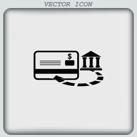 Internet banking icon Stock Photo