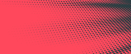 Abstract vector halftone retro technology background