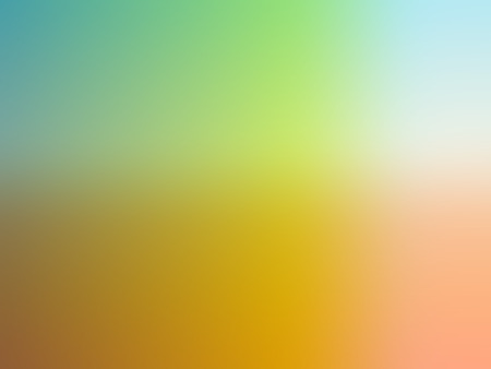 Abstract gradient yellow green orange colored blurred background Stock Photo